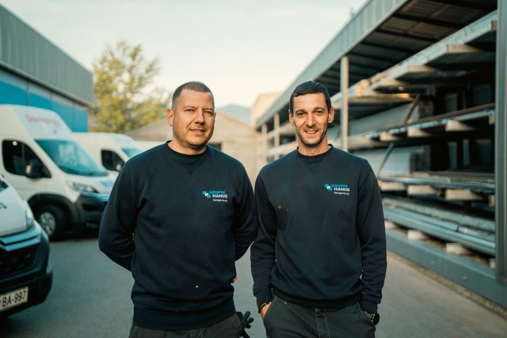 Montage des Garagentors